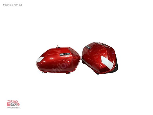 Görünüm / Yamaha Nmax 125 155 Yan Çanta Kırmızı Takım (2015-2024