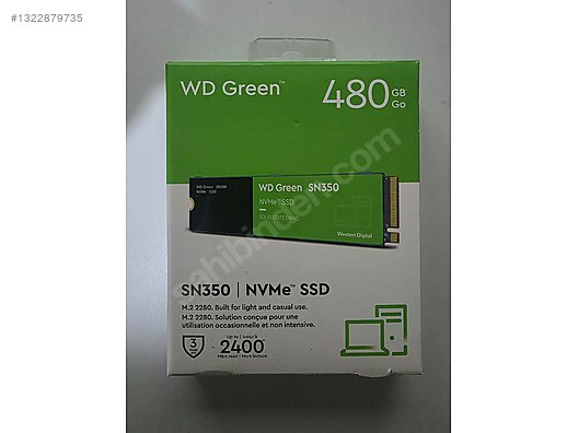 WD Green 480 GB SN350 NVME M.2 SSD on sahibinden.com - 1322879735