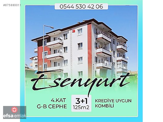 Esenyurt Pazar Yeri Karsisi Ici Yapili 3 1 125m2 Satilik Daire Satilik Daire Ilanlari Sahibinden Com Da 875880011