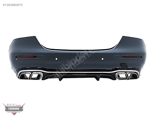 MERCEDES W213 E63 AMG ARKA TAMPON + DİFÜZÖR EGZOZ UCU 2020-2023