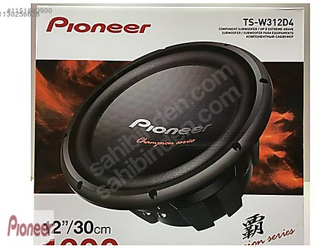 Hoparlör / Subwoofer / PIONEER TS-W312D4 30 CM SUBWOOFER BAS 1600W 
