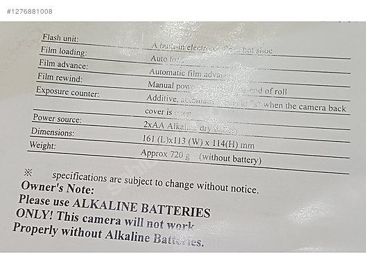 Used & Brand New Items / Cameras & Photographic Equipment / Analogue Film Cameras / 35 mm Film Cameras / Olympia