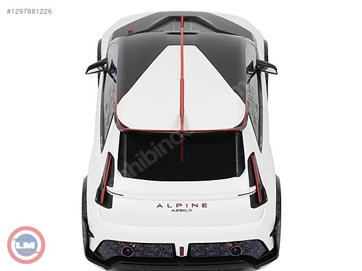 Alpine A110 Radical 2023 Radicale Le Mans White 1:18