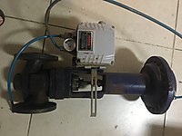 NES PNÖMATİK ON-OFF VANA, 2 YOLLU, PN16, flanşlı