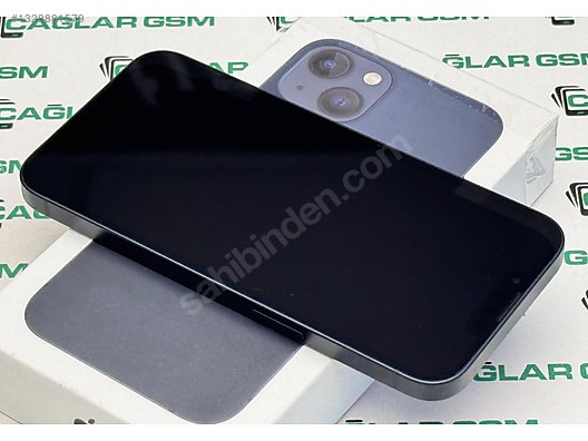 Apple / iPhone 13 / İPHONE 13 128GB SİYAH KUTULU FATURALI TERTEMİZ
