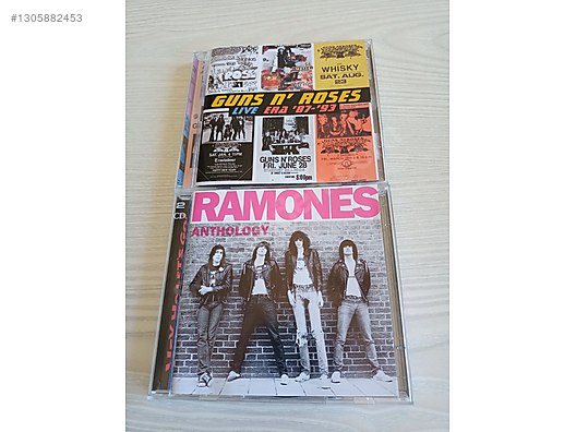 Guns N' Roses 　ＣＤ多数 GUNS N ROSES & RAMONES CD SETİ - Müzik CD leri Alışverişte İlk