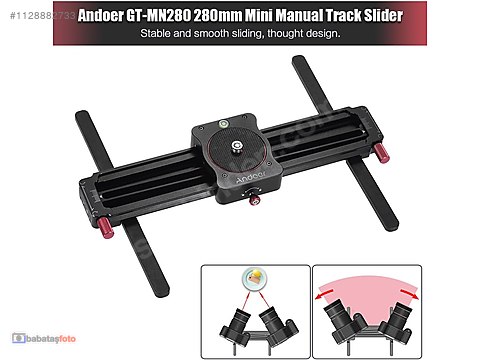 Andoer GT-MN280 280mm ミニ トラック スライダー