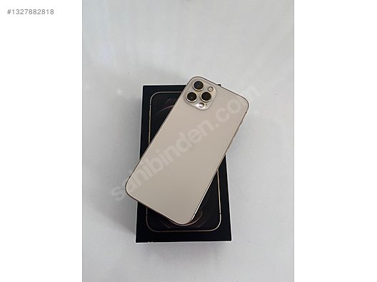 Apple / iPhone 12 Pro / TR 12pro GOLD hatasız çiziksiz dosta gider