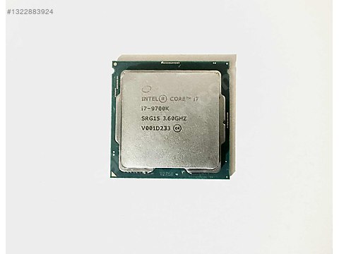 Intel Core i7 9700K 3.60GHz (Up to 4.90GHz) sahibinden.comda
