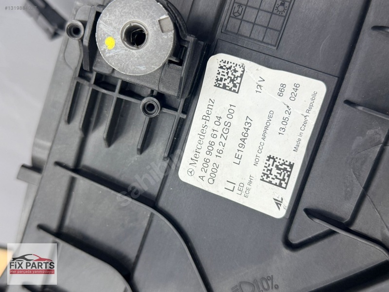 A2069066104 – MERCEDES C SERİSİ W206 SOL FAR 2021 2026