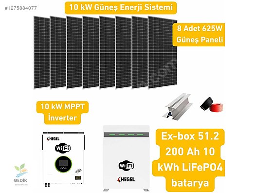 İkinci El ve Sıfır Alışveriş / Bahçe & Yapı Market / Yapı Malzemeleri / Isıtma / Güneş Enerjisi Sistemi