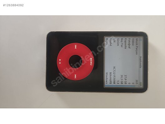Apple ipod Classic 5.5 nesil 30gb A1136 MA446FB sorunsuz - Apple