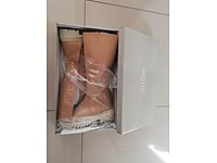 Hotiç kalın taban sıfır kadın çizme