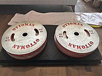 Olimpik Ölçülü Slim Powerlifting Plaka 25 kg #1283884768