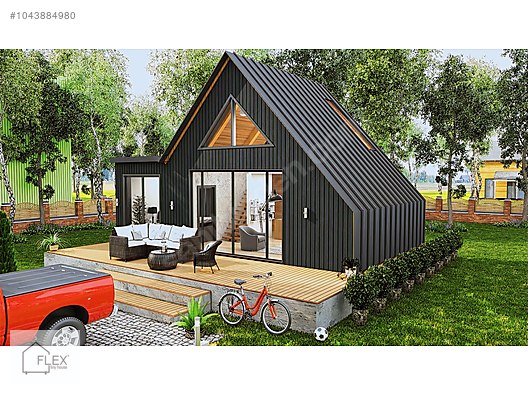 ÜÇGEN BUNGALOV�DA ESTETİK VE KONFOR! Satılık Prefabrik Ev İlanları