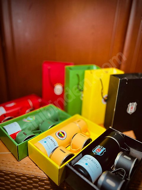 futbol takımlı 3 Bardaklı termos