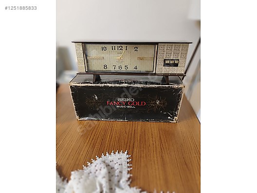 IKKO 廃盤 Antika Seiko Kurmalı Melodili Masa Saati Koleksiyonluk on
