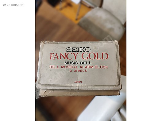 Antika Seiko Kurmalı Melodili Masa Saati Koleksiyonluk on