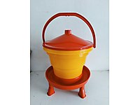 16 LT. ÜSTTEN DOLDURMALI ASKILI AYAKLI ŞAMANDIRALI KOVA SULUK #1283885932