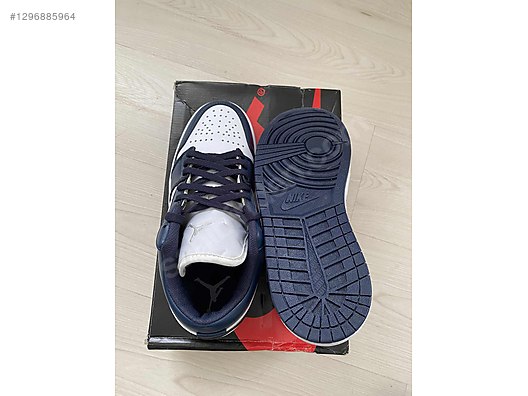 Nike Air Jordan 1 Low Wolf Grey Midnight Navy on sahibinden.com