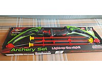 Dechatlon ışıklı Ok yay seti