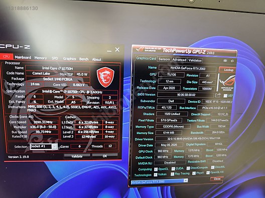 Intel Core 7 Dell Oyuncu Laptop - 1318886130