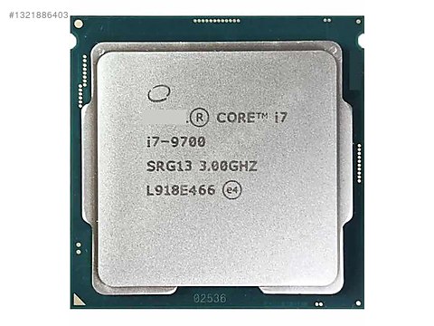 İNTEL CORE İ7 9700 sahibinden.comda - 1321886403
