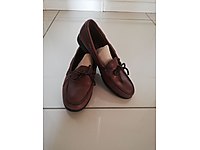 Sebago deri kahverengi kadın ayakkabı