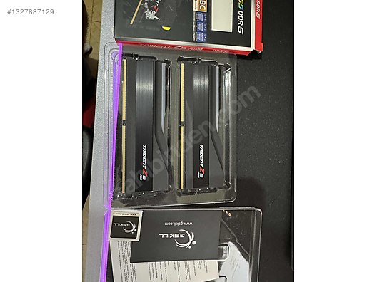 Gskill 5600 MHz cl28 Ddr5 16x2 ram bellek trident z5 rgb on