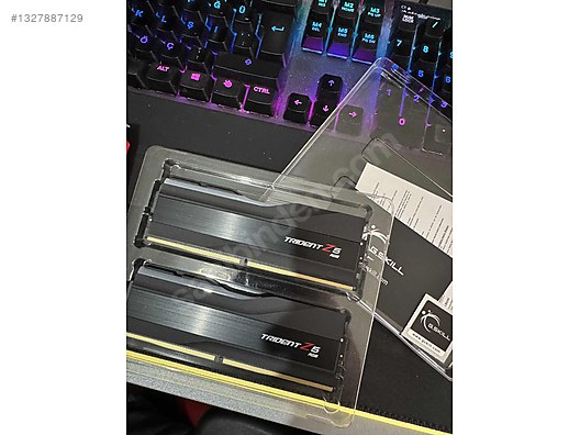 Gskill 5600 MHz cl28 Ddr5 16x2 ram bellek trident z5 rgb on