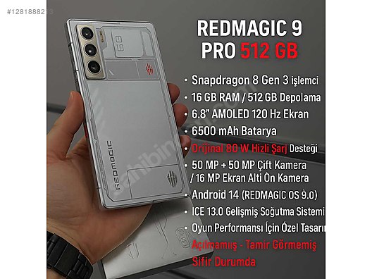 İkinci El ve Sıfır Alışveriş / Cep Telefonu & Aksesuar / Cep Telefonu / ZTE / Nubia Red Magic 9 Pro