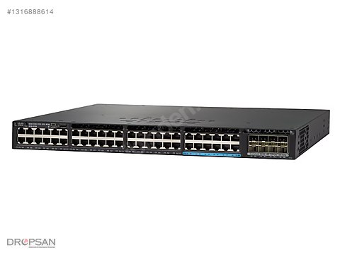 Cisco 3650 48 Port PoE+ 4 SFP 4X 1G Switch L3 sahibinden.comda