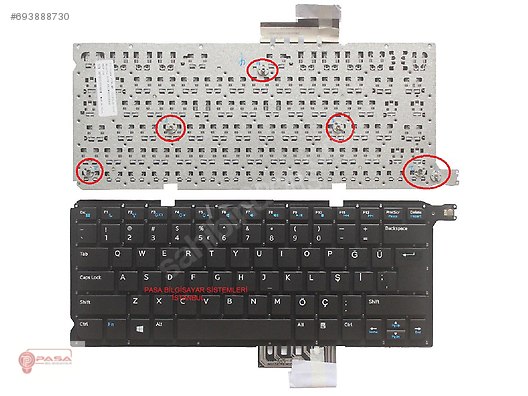 Acer E5 573 Isikli Laptop Klavyesi Tus Takimi