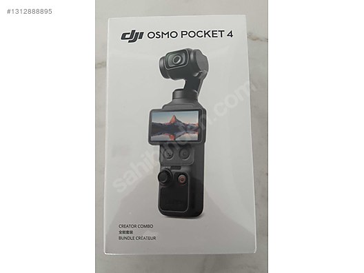 DJI Osmo Pocket 4 Sıfır Kapalı Kutu Yeni Nesil Gimbal Kamera on