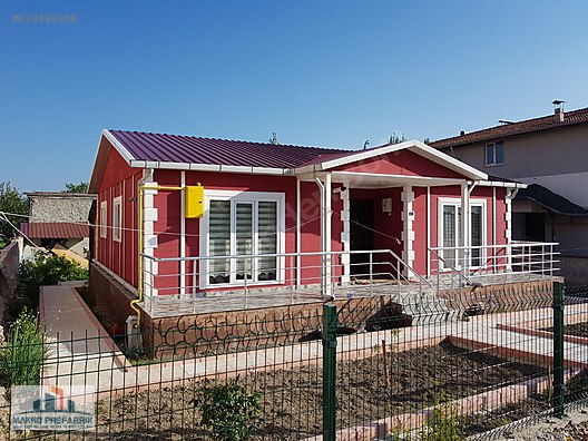 96 m² PREFABRİK EV 100 ÜRETİCİ FİRMA MAKRO PREFABRİK Satılık