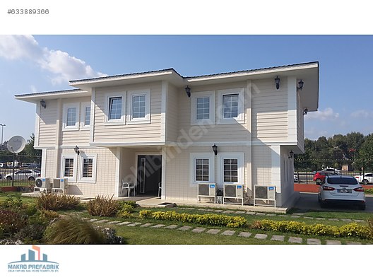 96 m² PREFABRİK EV 100 ÜRETİCİ FİRMA MAKRO PREFABRİK Satılık