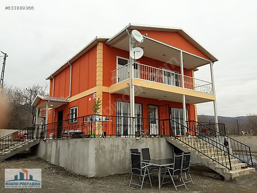 96 m² PREFABRİK EV 100 ÜRETİCİ FİRMA MAKRO PREFABRİK Satılık