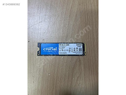 Crucial P2 500GB M.2 Nvme SSD Sorunsuz. sahibinden.comda - 1343889392