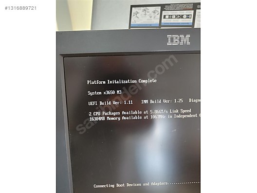 IBM x3650 M3 Sunucu | Çift İşlemci | 80 GB RAM | 1.6 TB SAS