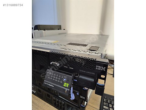 IBM x3650 M3 Sunucu | 2x X5650 CPU | 80 GB RAM | RAID | SFP