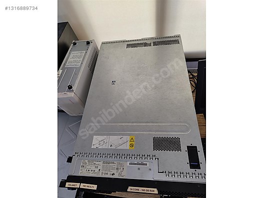 IBM x3650 M3 Sunucu | 2x X5650 CPU | 80 GB RAM | RAID | SFP