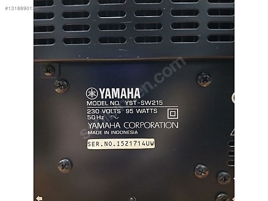 YAMAHA YST SW 215 AKTİF BAS - İkinci El Yamaha Subwoofer (Ev Tipi