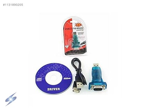 USB To RS232 Çevirici Dönüştürücü 9 Pin Uydu Receiver Güncelleme.