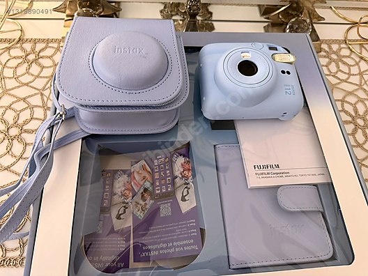 Şipşak / instax Mini 12 Bundle Box Mavi Renk 2 AYLIK PAZARLIKSIZ