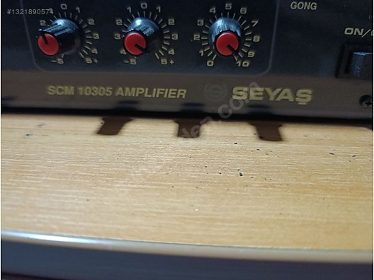 Diğer Entegre Amfi - Seyaş SCM-05 Mikser Anfi - 60 Watt Anons ve