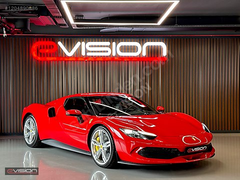 E-VİSİON 2023 FERRARI 296 GTS HYBRID CARBON KOLTUK-LIFT-BAYİ