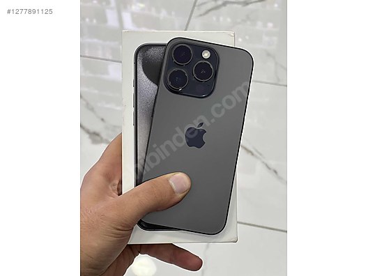 Resim Apple iPhone 15 Pro İkinci El TR | 512 GB | Siyah 