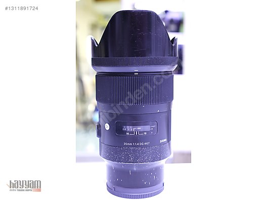 Lensler / Sigma 35mm f/1.4 DG HSM Art Lens (Sony E) sahibinden