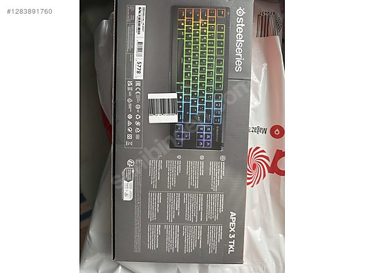 SteelSeries Apex 3 TKL Klavye Kutulu, Temiz, Sorunsuz - Kablolu Klavyeler sahibinden.com'da
