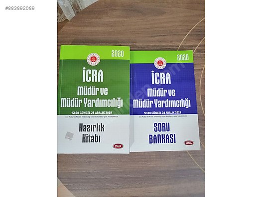 Icra Mudurlugu Sinavi Kitaplari Toplu Kitap Ve Dergi Satislari Sahibinden Com Da 883892089
